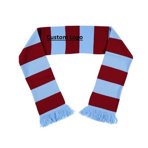 Wholesale Price Logo Custom Plaid Jersey Linen Knitted Event <b>Scarf</b> 100% Acrylic Adult Autumn <b>Scarf</b> Export BD - Product Image 3