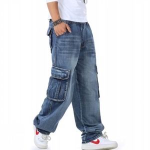 Fashion <b>Mens</b> Jeans Stars Towel Embroidery <b>Baggy</b> <b>Men</b> Jeans Y2K Clothes Straight Hip Hop Cotton <b>Trousers</b> Streetwear <b>Men</b> Clothing - Product Image 4