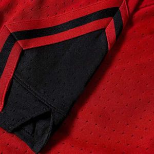 Pantalones cortos de baloncesto de poliéster de calle alta para hombre, ropa deportiva de malla de punto transpirable sólida, pantalones atléticos de entrenamiento activo para - Product Image 5