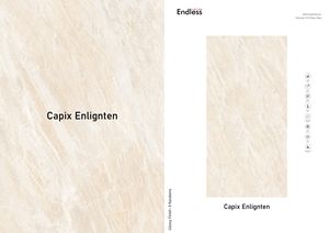 Carreaux en porcelaine émaillée design italien CAPIX ENLIGHTEN Style moderne Texture solide Antidérapant 9MM d'épaisseur Chambre Hôtel Centre commercial Appartement - Product Image 2