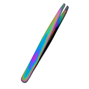 Professional Stainless Steel Beauty Tool Eyebrow Tweezers Anti-Slip <b>Grip</b> Eyebrow Tweezers For Better Hand <b>Grip</b> <b>Control</b> - Product Image 6