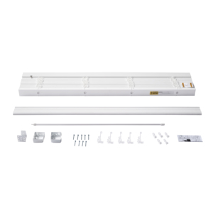 Modern <b>PVC</b> Window <b>Blinds</b> Standard Upper Open Flat Narrow Blade Horizontal Design for Ceiling Installation for Vietnam Window - Product Image 3