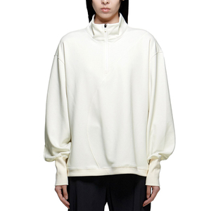 เสื้อสเวตเชิ้ตแบบมีซิปครึ่งตัว ผ้าฟลีซ ทรงสบาย ซิปสูง เสื้อสเวตเชิ้ตและเสื้อฮู้ดระบายอากาศ ป้องกันรอยยับ สำหรับผู้หญิง - Product Image 4