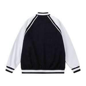 Low MOQ High Quality and Leather 100%cotton Outdoor <b>Man</b> <b>Jackets</b> OEM Service High Street Style Custom <b>Baseball</b> Varsity <b>Jacket</b> <b>Man</b> - Product Image 2