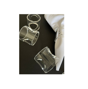 Servilleteros acrílicos antiguos, juego de artesanías decorativas, servilleteros, soporte para servilleteros hechos a mano, pulido brillante - Product Image 4