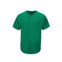 Service OEM, logo personnalisé imprimé, uniforme de baseball respirant 100% polyester, vêtements d'équipe de haute qualité, prix bas pour unisexe