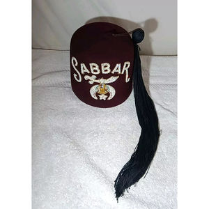 หมวกเฟซสีแดงเข้มแบบวินเทจของสมาคมฟรีเมสัน หมวกฟรีเมสันคุณภาพสูงสั่งทำพิเศษ ขายดี ราคาสุดคุ้ม - Product Image 4