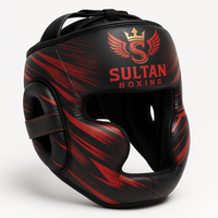 Protège-tête en cuir Sultan Boxing, professionnel pour le sparring et l'entraînement, résistant à l'usure, toutes tailles S/M/L/XL, option de logo personnalisé