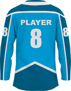 Camiseta de Hockey sobre Hielo Personalizada de Alta Calidad con Impresión por Sublimación, Logotipo, Camiseta de Hockey Capitals para Adultos, Servicio OEM, 100% Poliéster Transpirable - Product Image 6
