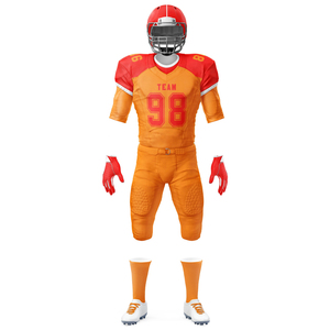 Uniforme de football américain de haute qualité à bas prix fabriqué en 100% polyester maillot de football américain imprimé par sublimation numérique - Product Image 4