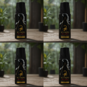 4*150ml Scorpio-Noir Absolu Desodorante y Antitranspirante para Hombre - Product Image 3