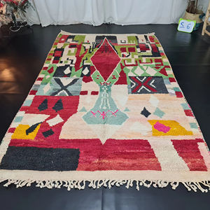 Best Quality Artistic Boujaad <b>Rug</b> Abstract Authentic Moroccan Handmade Berber Carpet Bohemian Wool <b>Rugs</b> <b>For</b> Large Living Room - Product Image 1