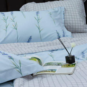 Individualized Comfortable Solid Color Duvet Bedding Set Fabric - Product Image 1