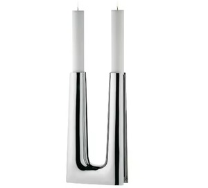 Elegante candelabro de vela de metal montado en la pared, pieza de arte para decoración de interiores del hogar - Product Image 2