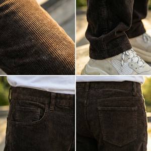 กางเกงสเก็ตบอร์ดทรงตรงหลวม รุ่นใหม่ปี 2026 สำหรับผู้ชาย สไตล์วินเทจ ผ้าฝ้าย 100% กันน้ำ เป็นมิตรกับสิ่งแวดล้อม ปิดด้วยเชือกผูก - Product Image 4