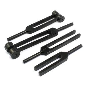 อลูมิเนียมอัลลอยด์เครื่องตรวจวินิจฉัยส้อมปรับการแพทย์128HZ 256HZ พร้อมค้อนรักษาเสียงชุดส้อมปรับน้ำหนัก - Product Image 2