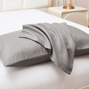 Hersteller Custom Kissen bezug Satin Kissen bezug Verschiedene Farben Weiche Seide Kissen bezug Mit - Product Image 3