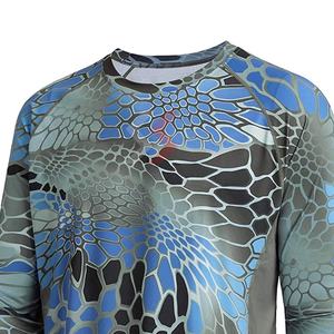 Logotipo personalizado al por mayor bajo Moq sublimación diseño de secado rápido azul Marlin pesca camisas de manga larga pesca camisas precio barato - Product Image 4