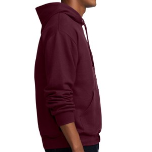 Sweat-shirts et pulls à capuche pour hommes 350 Gsm surdimensionnés avec cordon de serrage unisexe vierge de haute qualité en molleton uni streetwear tendance - Product Image 3