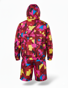 Conjunto Deportivo Personalizado de Pantalones Cortos y Sudadera, Traje de Nailon y Poliéster, Conjunto de Dos Piezas para Verano, Chaqueta Cortavientos y Pantalones Cortos, Conjuntos de Chaqueta y Pantalones Cortos para Hombre - Product Image 4