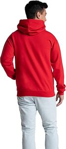 เสื้อฮู้ดผู้ชายลำลองสำหรับฤดูหนาว สีพื้น ผ้าฝ้ายฟลีซ 100% ทรงปกติ คุณภาพสูง - Product Image 3