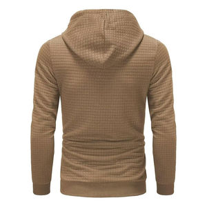 เสื้อ2025มีฮู้ดผ้าฝ้าย100% สำหรับผู้ชายดีไซน์เรียบง่ายเป็นมิตรต่อสิ่งแวดล้อม - Product Image 4