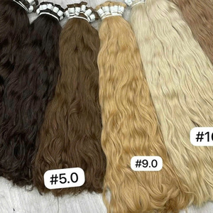 Extensiones de Cabello Natural Vietnamita de Lujo, Ondulado, Cabello Humano Virgen para Trenzas, Suave y Sedoso, Cabello Natural en Bruto - Product Image 4