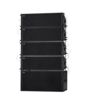 Altavoz Line Array de alta calidad Pasivo 2 vías Doble 10 "Madera para escenario