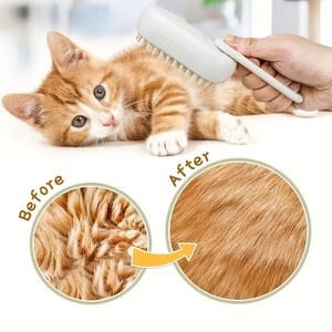 <span class=keywords><strong>Spazzola</strong></span> a Vapore 3 in 1 per Animali Domestici, Pettine per Toelettatura Cani e Gatti, Strumento per la Rimozione del Pelo con Spray Nebulizzatore, <span class=keywords><strong>Spazzola</strong></span> Massaggiante in Silicone Ricaricabile per la Perdita di Pelo - Product Image 5