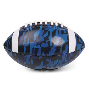 Ballon de rugby en cuir PU sur mesure, entraînement, match, football américain, promotionnel, OEM, vente en gros - Product Image 2