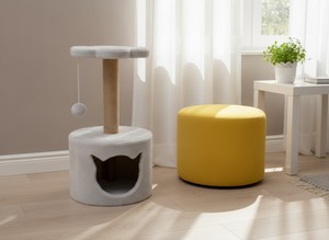 Grey Evening Cloud Shelter <b>for</b> Your Royal <b>Cat</b> - Product Image 2
