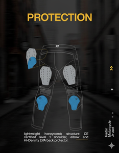 Mujeres Pacedry Tour Black Pants Touring/Offroad 4Season Cordura 3Layer Enduro/Adventure Biker Textile Trouser For Girls Level 2 - Product Image 5