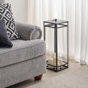 โคมไฟหลุมฝังศพอลูมิเนียมที่มีแม่ลายใบไม้ออกแบบสีได้เองทั้งในร่มและกลางแจ้งบ้านและสวนฟ้าผ่าดีไซน์คลาสสิก - Product Image 5