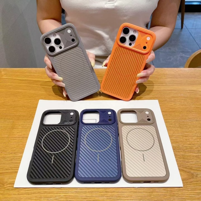 OEM ODM for iphone 16 for iphone 17 Pro Max Aramid Fiber Aramid Fiber Phone Case Magnetic Shockproof Business Ultra Thin