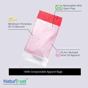 กระเป๋าเครื่องแต่งกายแบบโปร่งใสที่ยั่งยืนและย่อยสลายได้พร้อมตัวเลือกกระเป๋าเสื้อผ้าแบบโปร่งใส - Product Image 6