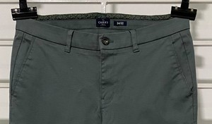 Pantalon mince d'été en sergé de coton pour hommes, respirant, droit, léger, teint uni, Offre Spéciale personnalisable, service OEM - Product Image 3