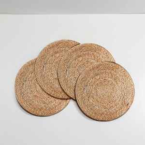 Sous-plat réutilisable écologique en bambou rond, en jacinthe d'eau et en jonc de mer, matériau naturel du Vietnam - TP2015 - Product Image 2