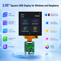 Module d'affichage LCD TFT TDO 4 pouces 480x480, écran HMI USB Type C AF pour Raspberry Pi, Windows, Linux, systèmes embarqués