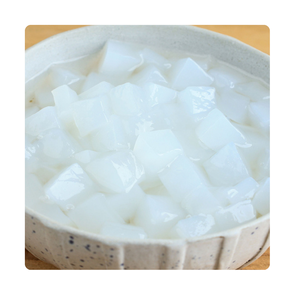 Nata de coco, also known as coconut jelly, It is commonly used in fruit cocktails, bubble teas, and even <b>yogurt</b>-based drinks - Product Image 4