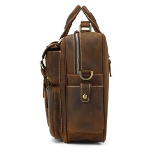 OEM Manufacturing High Quality Solid Color <b>Men</b> <b>Laptop</b> <b>Leather</b> <b>Bags</b> / Hot Selling New Design <b>Men</b> <b>Laptop</b> <b>Leather</b> <b>Bags</b> - Product Image 6