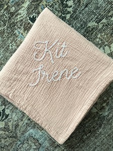 Tissu en coton mousseline double gaze froissé en lin, doux, respirant, écologique, pour bricolage, cadeau de naissance personnalisé, bio, pour la maison - Product Image 5