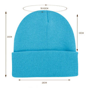 Stylish Unisex Winter <b>Beanie</b> Hats 100% <b>Wool</b> Soft Acrylic Cotton High Quality Windproof Warm Cap Fashionable <b>Beanies</b> - Product Image 6