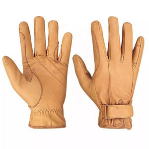 Nouveauté Gants d'équitation en cuir personnalisés Vente en gros Dernier design Gants d'équitation pour femmes - Product Image 4