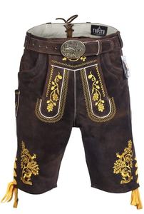 Oktoberfest Lederhosen กางเกงขาสั้นหนังบาวาเรียดั้งเดิมเยอรมัน - Product Image 4