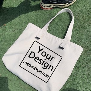 Bolsa de Cosméticos de Lona Abierta de Moda para Mujer con Logotipo Personalizado, Capacidad de 3L+, Bolsa de Mano con Correa para el Hombro - Product Image 1