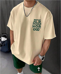 ชุดเสื้อยืดและกางเกงขาสั้นระบายอากาศอินเทรนด์สำหรับผู้ชายชุดสองชิ้นสำหรับชุดลำลองและชุดใส่กลางแจ้ง - Product Image 4