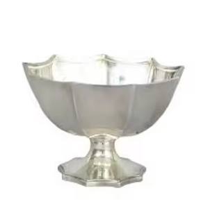 Bol fantaisie de table design japonais design attrayant texture aluminium coulé couleur or bol de service - Product Image 2