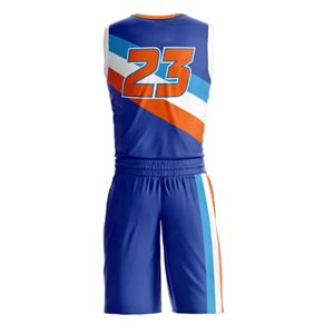 Uniforme de basketball pour enfants de bonne qualité, personnalisable, antibactérien, à séchage rapide, vêtements de sport imprimés, design populaire, BSCI - Product Image 3