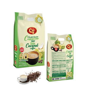 ผงกาแฟสำเร็จรูปคาปูชิโน่แบบ4-in-1สั่งติดฉลากได้เองครีมน้ำร้อนรสช็อกโกแลตผลไม้มะพร้าว - Product Image 3