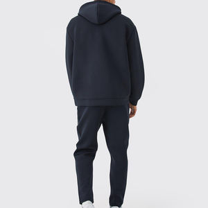 Vêtements de marque pour hommes survêtement à capuche à manches longues motif solide 100% coton vêtements de sport pour jogging décontracté saison d'hiver - Product Image 2